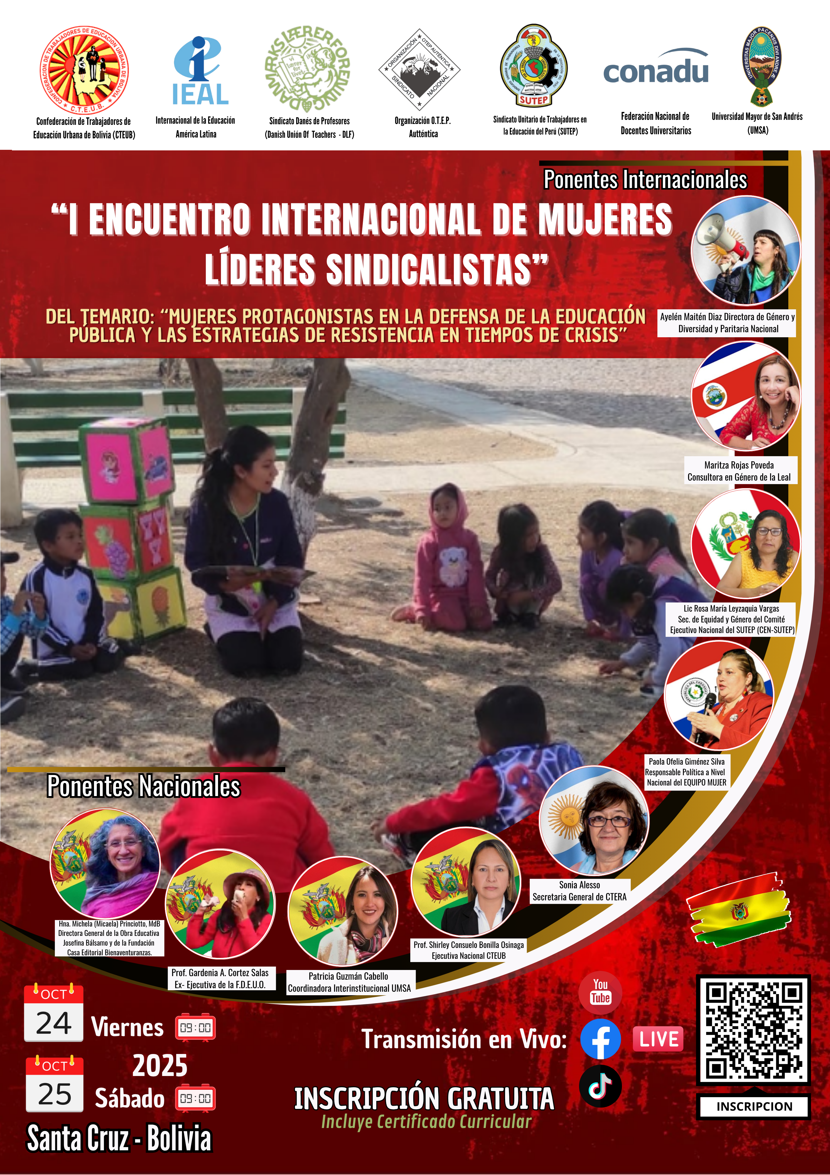 Banner del Congreso